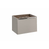 Meuble sous vasque en bois - Taupe - H 46 x L 60 x P 45.6 cm - Rosario Taupe