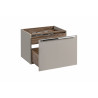 Meuble sous vasque en bois - Taupe - H 46 x L 60 x P 45.6 cm - Rosario Taupe