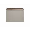 Meuble sous vasque en bois - Taupe - H 46 x L 60 x P 45.6 cm - Rosario Taupe