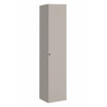 Armoire de rangement de salle de bain en bois - Taupe - H 160 x L 35 x P 33 cm - Rosario Taupe