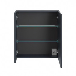 Cabinet miroir Rosario Deep blue - Bleu indigo - H 65 x L 60 x P 17 cm