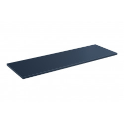 Plateau meuble sous vasque en bois - Bleu - L 160 cm x l 46 cm - Rosario Deep blue