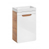 Ensemble petit meuble vasque - 40 cm - Archipel White