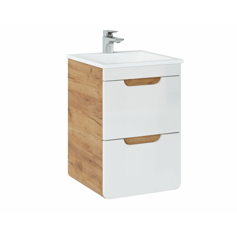 Ensemble meuble vasque - 40 cm - Archipel White