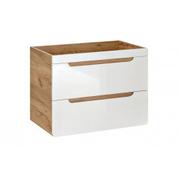 Ensemble meuble vasque encastrée 60 cm - Archipel White