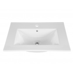 Ensemble meuble vasque encastrée 60 cm - Archipel White