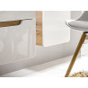 Ensemble meuble vasque encastrée 60 cm - Archipel White