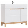 Ensemble meuble vasque 100 cm - Cintra White