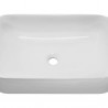 Vasque à poser en céramique blanche - L 61 x l 38 cm - Gamme Katia