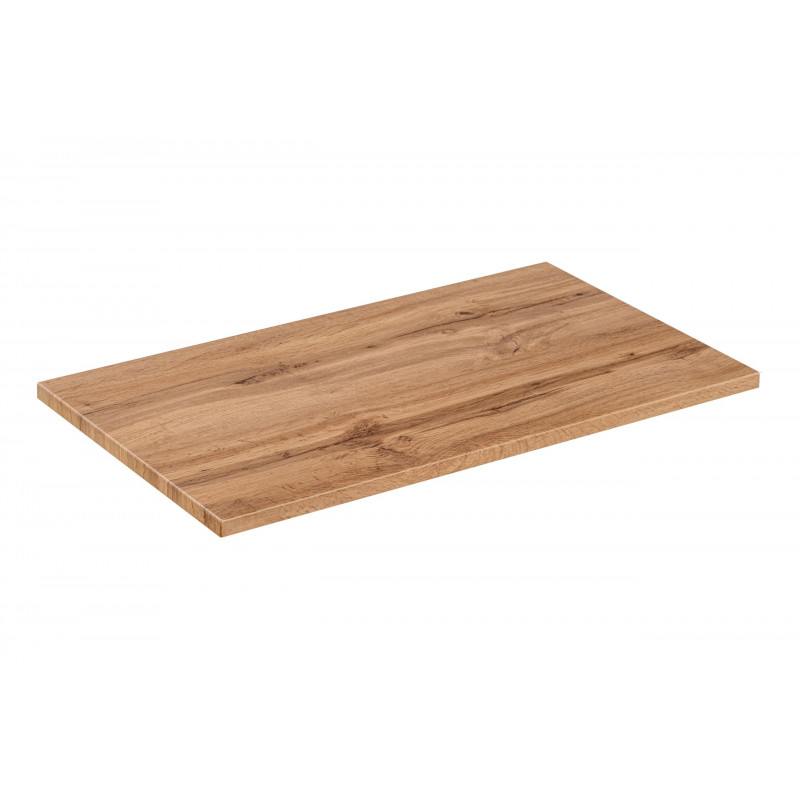 Plateau meuble sous vasque Georgia Oak - L 80 x l 46.5 cm