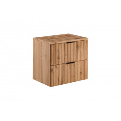 Meuble sous vasque en bois Georgia Oak - H 57 x l 60 x P 46 cm