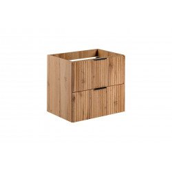 Meuble sous vasque en bois Georgia Oak - H 57 x l 60 x P 46 cm