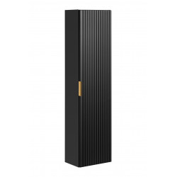 Colonne murale en bois Georgia Black - H 140 x l 35 x P 25 cm