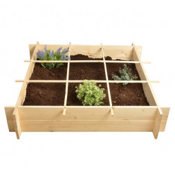 Carré à potager en bois -...