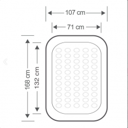 Matelas gonflable pour enfant 1 place - Intex - Vert menthe