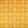 Housse de coussin rectangle avec motifs Ethnic - Bords en velours - Jaune - L 80 x 60 cm