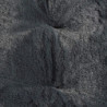 Coussin flocon réversible à l'aspect peluche pour animaux - Noir - L 107 x l 65 cm - Gamme Newton