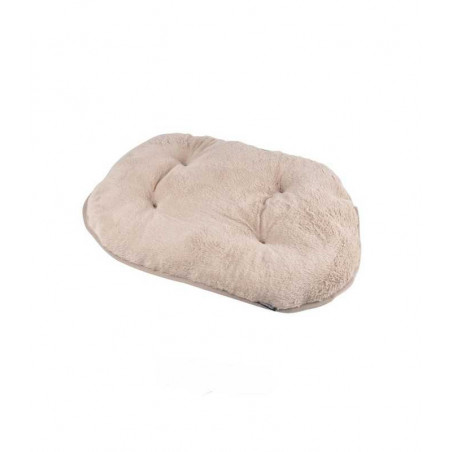 Coussin flocon réversible à l'aspect peluche pour animaux - Beige - L 61 x l 38 cm - Gamme Newton