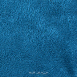 Coussin rectangle en velours - Bleu et noir - L 70 x l 50 cm - Gamme Patchy