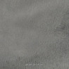 Panier ovale pour animaux en velours - Gris et noir - L 50 x l 33 cm - Gamme Newton