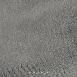 Panier ovale pour animaux en velours - Gris et noir - L 55 x l 37 cm - Gamme Patchy
