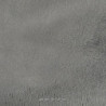Panier ovale pour animaux en velours - Gris et noir - L 55 x l 37 cm - Gamme Patchy