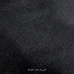 Panier ovale pour animaux en velours - Gris et noir - L 70 x l 53 cm - Gamme Patchy