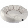 Coussin donut rond en velours pour animaux - Beige - D 50 x H 16 cm - Gamme Sweet Cat