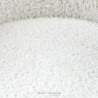 Arbre à chats en tissu à bouclettes avec jouet et griffoir - Blanc - H 40 x D 30 cm - Gamme Wooly