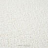 Hamac à bascule pour chat en tissu à bouclettes et bois - Blanc - L 59 x l 37 x H 20 cm - Gamme Wooly