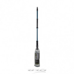 Balai twist avec mop en microfibre de 120gr - Bleu et gris - H 123 cm