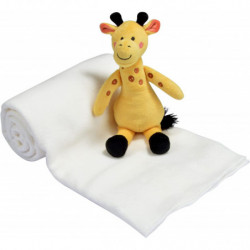 Doudou girafe avec plaid...