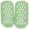 1 Paire de chaussettes SPA hydratantes et réutilisables en coton - Vert - Taille unique