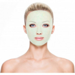 Masque pour le visage hydratant à base de konjac et d'aloe vera - Soin de la peau