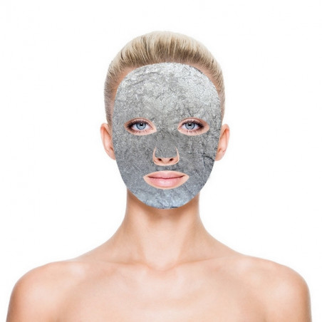 Masque pour le visage hydratant à base de charbon, bambou et de konjac - Soin de la peau