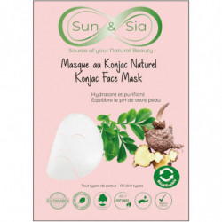 Masque pour le visage hydratant à base de konjac - Soin de la peau