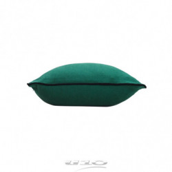 Coussin déhoussable en coton uni Linette - Vert - 30 x 50 cm