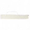 Balancelle en coton, viscose et bois - Beige et blanc - L 98 x H 125 x P 50 cm - Sans support