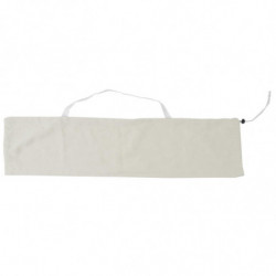 Hamac à frange en coton et viscose - Beige - L 285 x P 90 cm - Sans support