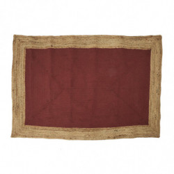 Tapis rectangle en jute et...