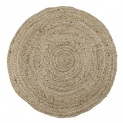 Tapis rond en jute - Beige...