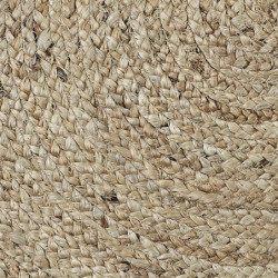 Tapis rond en jute - Beige - D 80 cm