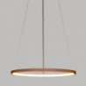 Suspension luminaire en bambou et métal - D 50 cm