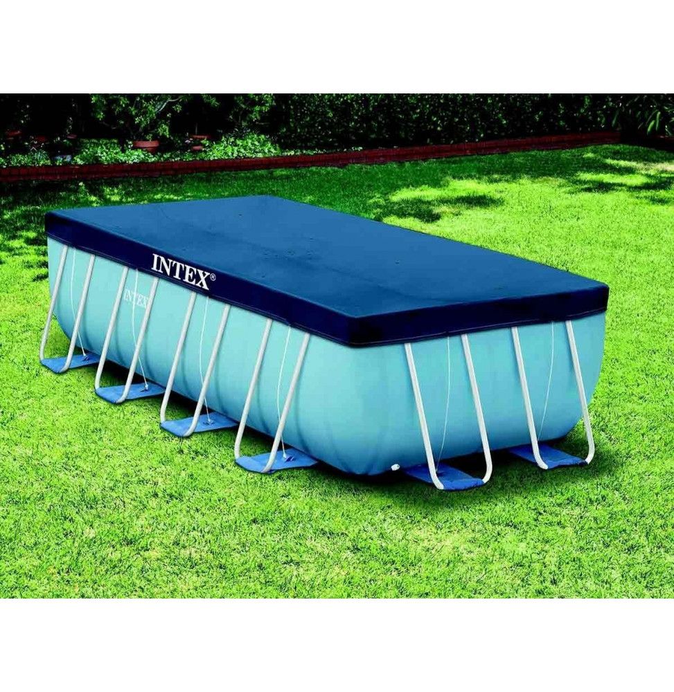 Bâche rectangulaire pour piscine tubulaire de 4 x 2 m - Intex