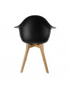 Fauteuil scandinave - Noir