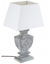 Lampe - Bois patine - Gris - 50 cm
