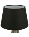 Lampe bois abats-jour - Cone Miry - H 46 cm