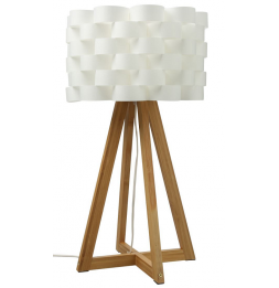 Lampe Bambou papier Moki - H 55 cm