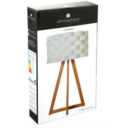 Lampe Bambou papier Moki - H 55 cm