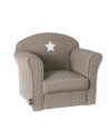 Fauteuil pour enfant taupe - Etoiles - Poufs et fauteuils